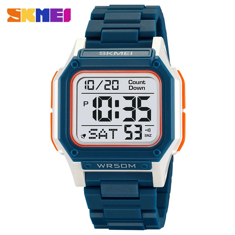 Unisex Sporty Digital Memory Loss Watch – Easy-to-Read Time & Date for Alzheimer’s & Dementia