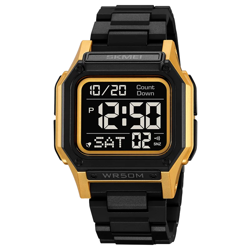Unisex Sporty Digital Memory Loss Watch – Easy-to-Read Time & Date for Alzheimer’s & Dementia