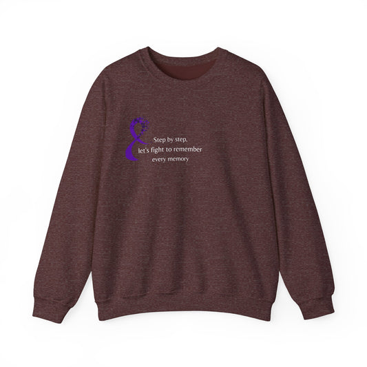 Facing Alzheimer's Together: Am I Right or Am I Wrong? Unisex Heavy Blend™ Crewneck Sweatshirt