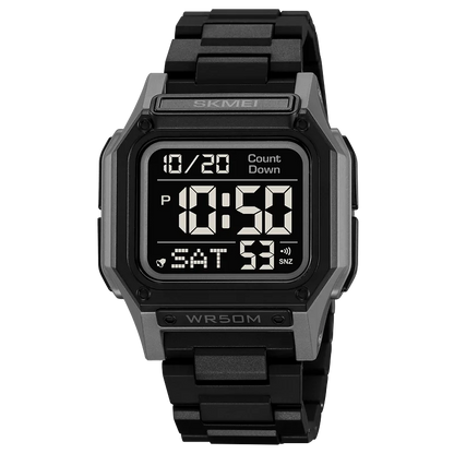 Unisex Sporty Digital Memory Loss Watch – Easy-to-Read Time & Date for Alzheimer’s & Dementia