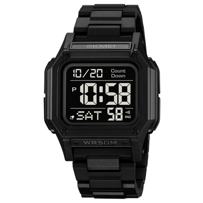 Unisex Sporty Digital Memory Loss Watch – Easy-to-Read Time & Date for Alzheimer’s & Dementia