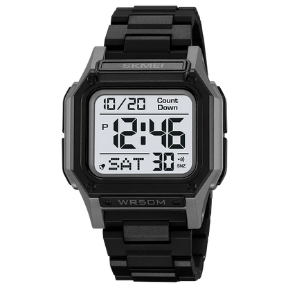 Unisex Sporty Digital Memory Loss Watch – Easy-to-Read Time & Date for Alzheimer’s & Dementia