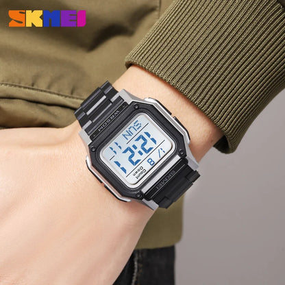Unisex Sporty Digital Memory Loss Watch – Easy-to-Read Time & Date for Alzheimer’s & Dementia