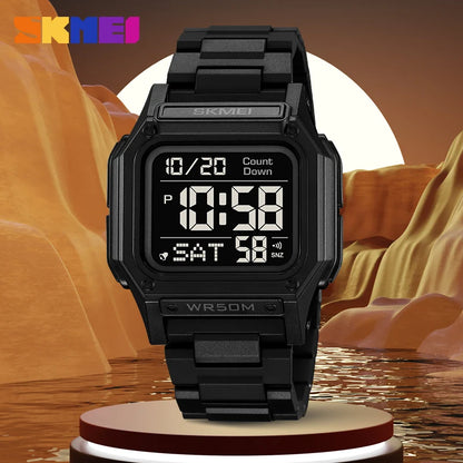 Unisex Sporty Digital Memory Loss Watch – Easy-to-Read Time & Date for Alzheimer’s & Dementia