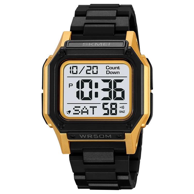 Unisex Sporty Digital Memory Loss Watch – Easy-to-Read Time & Date for Alzheimer’s & Dementia
