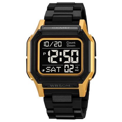 Unisex Sporty Digital Memory Loss Watch – Easy-to-Read Time & Date for Alzheimer’s & Dementia